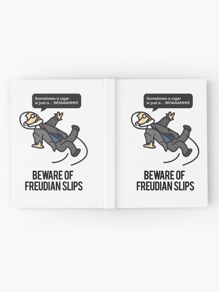 Alternate view of Beware of Freudian Slips Hardcover Journal