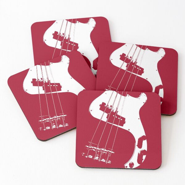 Item preview, Bass Guitar - Burgandy designed and sold by QuarterMoon.