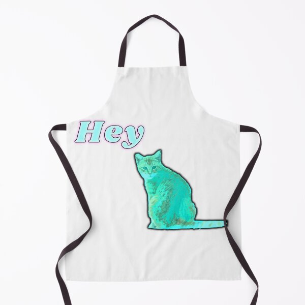 Item preview, cat says hey - flashy cat - Cat Whisperer Retro designed and sold by nasani.