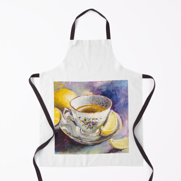 Item preview, 'Teacup #3 (Lemon & Ginger)' in oils on board designed and sold by Jantien Powell.