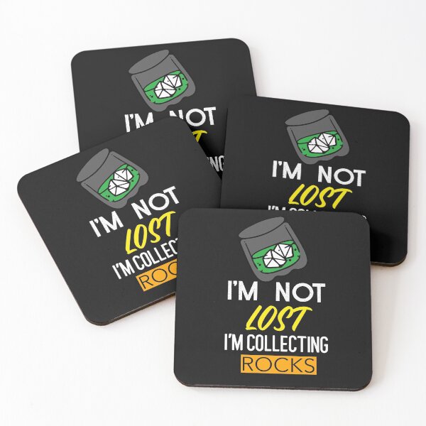 Item preview, I'M NOT LOST I'M COLLECTING ROCKS ESSENTIAL T-SHIRT designed and sold by BestCoolStuff.