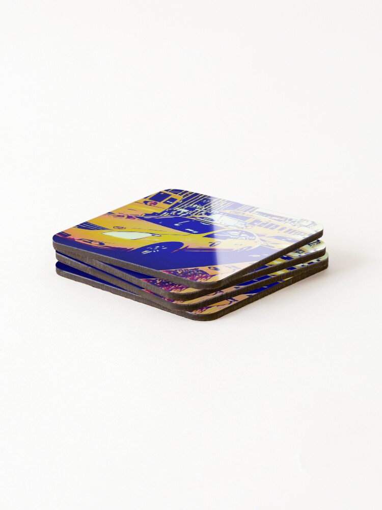 Thumbnail 4 of 5, Coasters (Set of 4), New York designed and sold by RandaRubyRed.