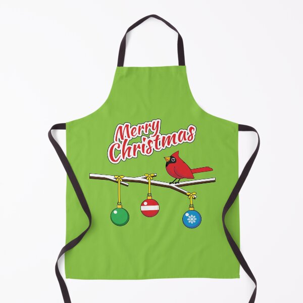 Item preview, Red Cardinal on Christmas Bare Branch - Merry Christmas designed and sold by BirdAtWork.