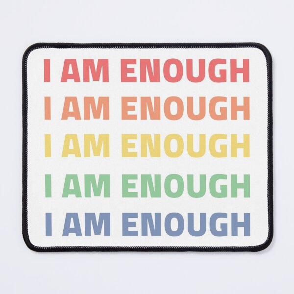 Item preview, I am enough rainbow designed and sold by RetroPrints.