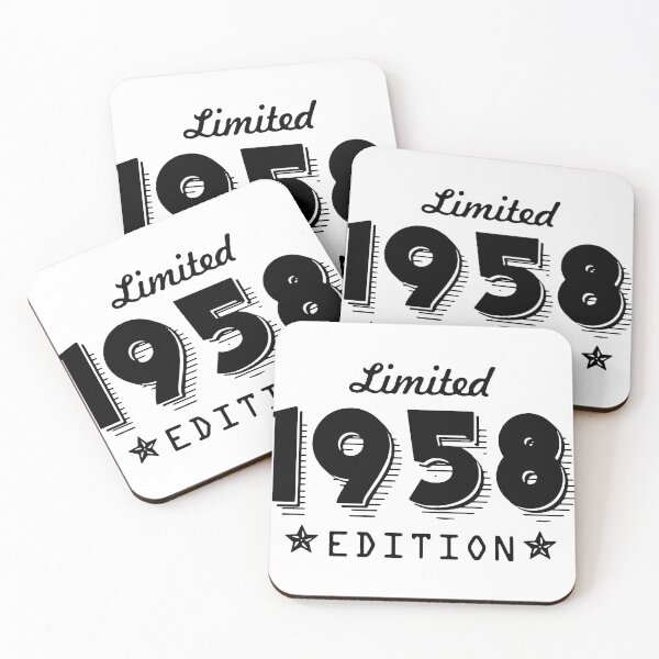 Artikelvorschau, Vintage 1958 Limited Edition Classic Gift Premium Apparel Funny Holiday Xmas entworfen und verkauft von DesignByHeartUK.