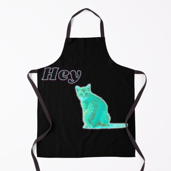 Item preview, cat says hey - flashy cat - Cat Whisperer Retro designed and sold by nasani.