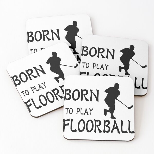 Item preview, Born to play floorball Keep Calm and play floorball Art Design Happy Apparel Essential Inspiration Joy Mood Funny designed and sold by DesignByHeartUK.