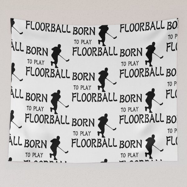 Item preview, Born to play floorball Keep Calm and play floorball Art Design Happy Apparel Essential Inspiration Joy Mood Funny designed and sold by DesignByHeartUK.
