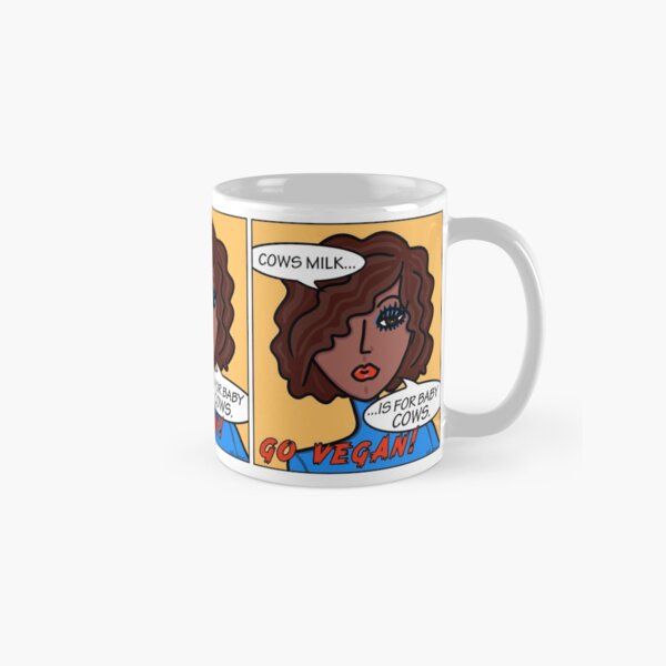 Cows Milk is For Baby Cows Go Vegan Classic Mug