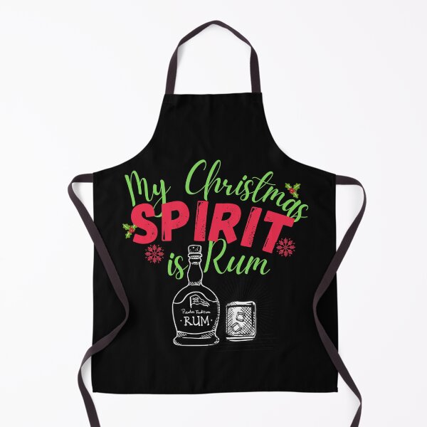 Item preview, Copy of My Christmas Spirit is Rum! Funny | sarcastic Christmas drinking quote! designed and sold by HROC.