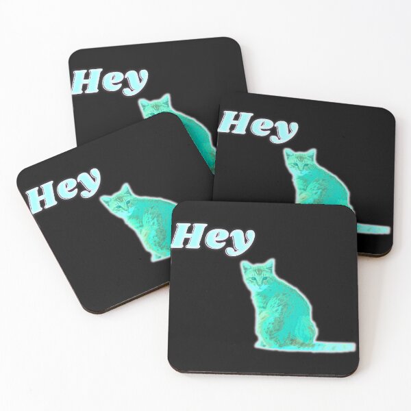Item preview, Copy of cat says hey - flashy cat - Cat Whisperer Retro designed and sold by nasani.