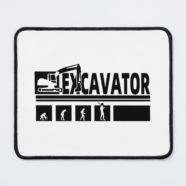 Item preview, Evolution of Excavator Love Lifting Excavator Craze Gift Premium Apparel Funny Holiday Xmas designed and sold by DesignByHeartUK.