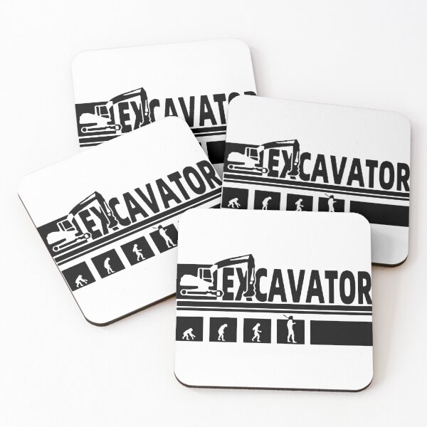 Item preview, Evolution of Excavator Love Lifting Excavator Craze Gift Premium Apparel Funny Holiday Xmas designed and sold by DesignByHeartUK.