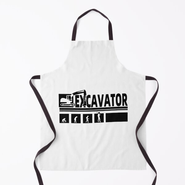 Item preview, Evolution of Excavator Love Lifting Excavator Craze Gift Premium Apparel Funny Holiday Xmas designed and sold by DesignByHeartUK.