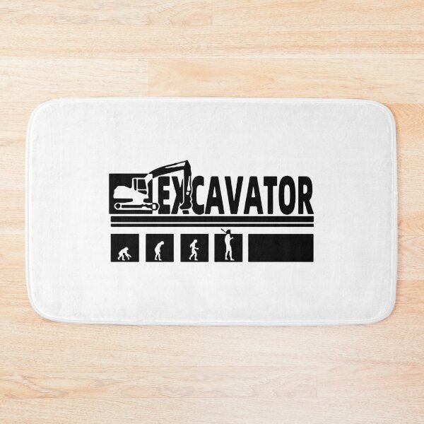 Item preview, Evolution of Excavator Love Lifting Excavator Craze Gift Premium Apparel Funny Holiday Xmas designed and sold by DesignByHeartUK.
