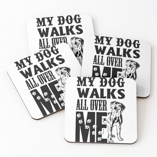 Item preview, My Dog Walks all over me Dog Walker Evolution of Dichon Frise Essential Love Pet Love Dog Gift Premium Apparel Funny Holiday Xmas designed and sold by DesignByHeartUK.