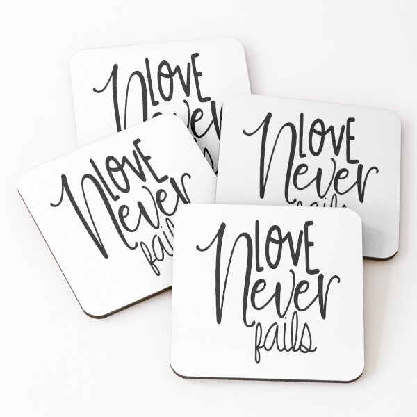 Item preview, Love Never Fails designed and sold by davidmurtagh.