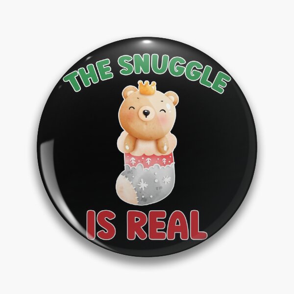 Item preview, The snuggle is real, Baby Bear, Christmas designed and sold by stickmeok.