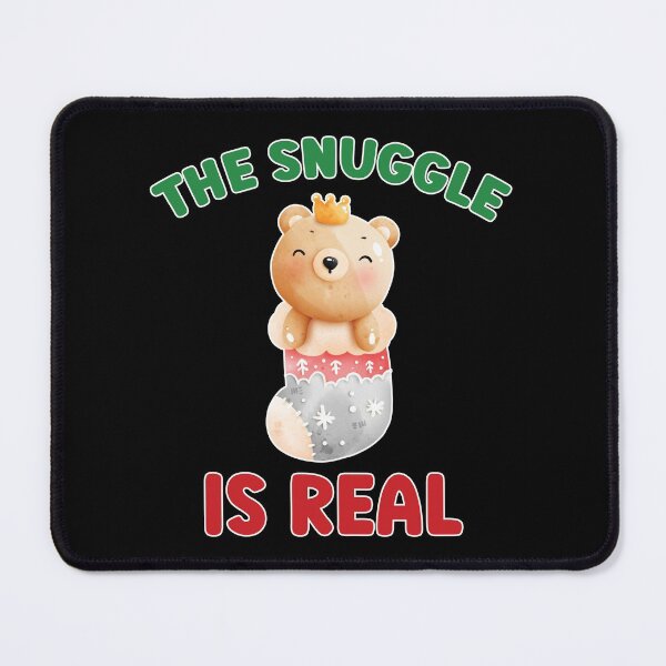 Item preview, The snuggle is real, Baby Bear, Christmas designed and sold by stickmeok.