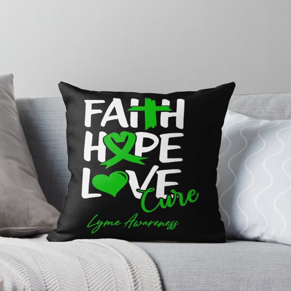 Item preview, Faith Hope Love Cure Lyme Awareness designed and sold by Grooffos.