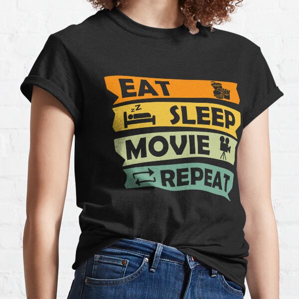 Movie Buff Cinema Film Vintage Reel T-Shirt