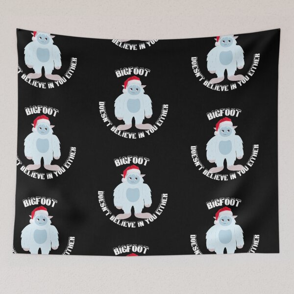 Item preview, Bigfoot Doesn't Believe In You Either Small Cute Ape In Black designed and sold by LuckyKermit.