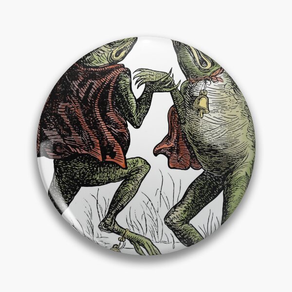 Item preview, Let's Get Weird Dancing Frogs Fairy Tale Strange Dream Toads Cottagecore Forestcore Trippy Hallucination designed and sold by madeulaugh.