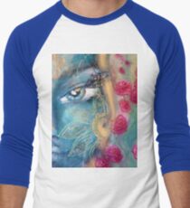 goddess of femininity Men's Baseball ¾ T-Shirt