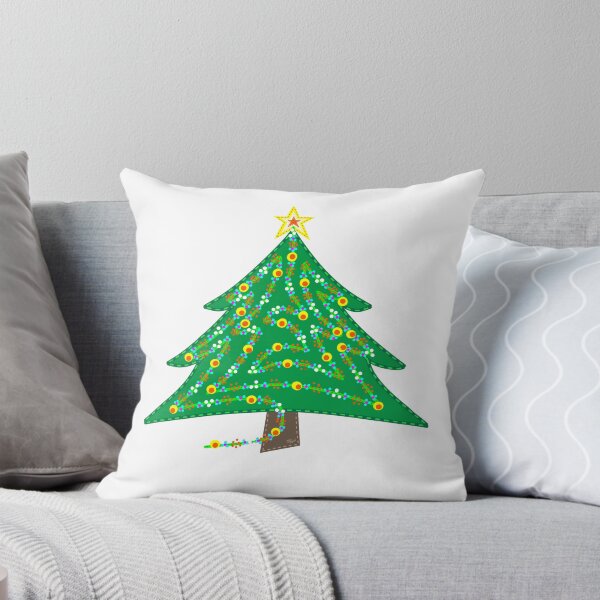 O Tannenbaum - Christmas Art Throw Pillow