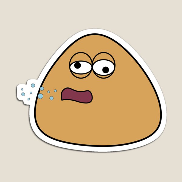 Pou Roblox Face Sticker for Sale by Kirboos