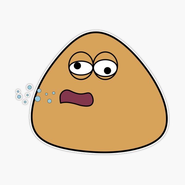 pou dead | Sticker