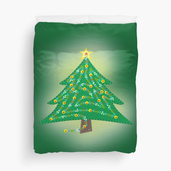 Christmas Tree - Christmas Art Duvet Cover