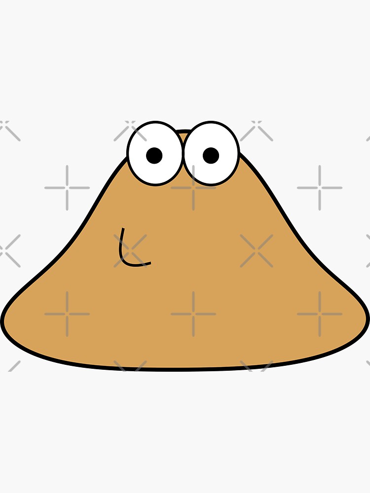 pou plush Sticker for Sale by downbad