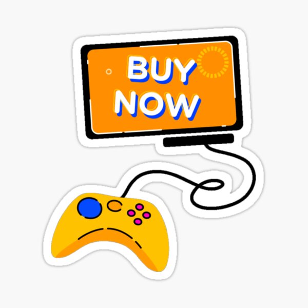 buy-video-games-now-sticker-for-sale-by-soulcloudstudio-redbubble