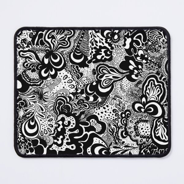 Item preview, psychedelic black and white designed and sold by designsbymurray.