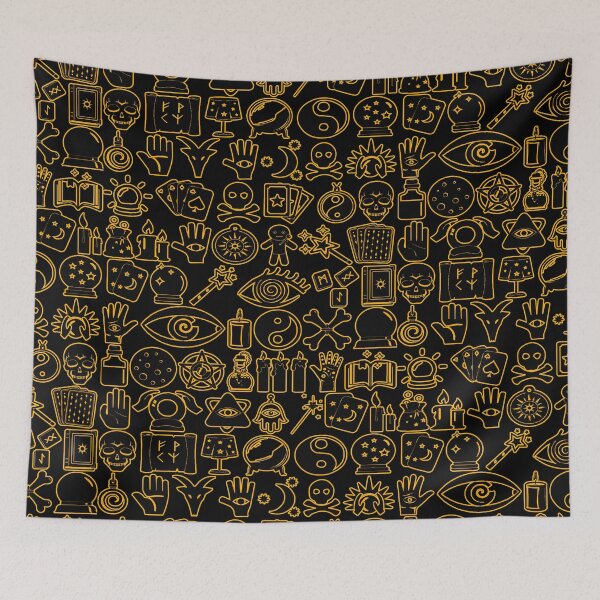 Item preview, Fortune Teller Black Gold  designed and sold by VideoPsycho.