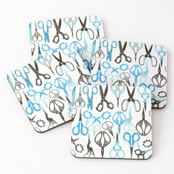 Item preview, Scissors retro pattern designed and sold by Papergrape.