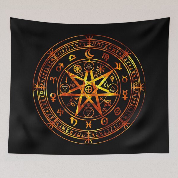 Item preview, Fire Element Wiccan Symbol of Protection Mandela by Orikall designed and sold by HippieWorks.