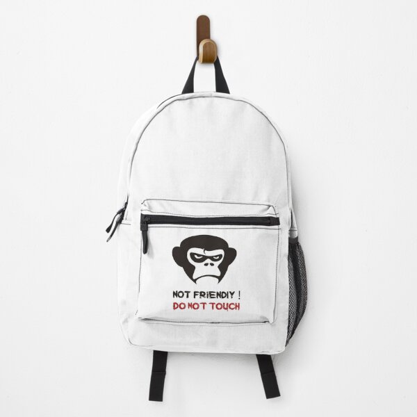 Item preview, Not Friendly Do Not Touch - Social Distancing Sunset Grumpy Monkey Design Gift Idea For Halloween designed and sold by Prince - Bestseller ★★★★★.