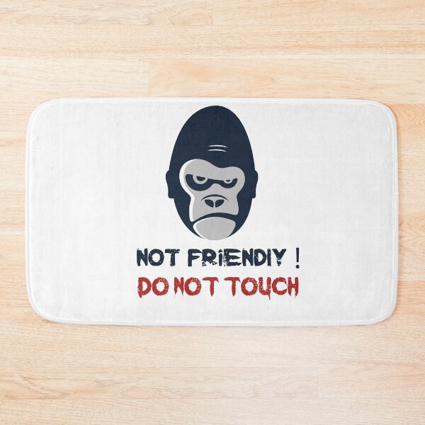Item preview, Not Friendly Do Not Touch - Social Distancing Grumpy Gorilla Golira Design Gift Idea For Halloween designed and sold by Prince - Bestseller ★★★★★.