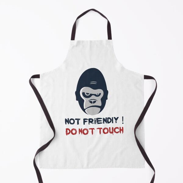 Item preview, Not Friendly Do Not Touch - Social Distancing Grumpy Gorilla Golira Design Gift Idea For Halloween designed and sold by Prince - Bestseller ★★★★★.