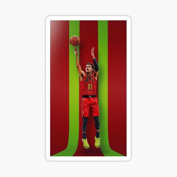 Wallpaper Trae Young Sticker for Sale by DeniaFarras