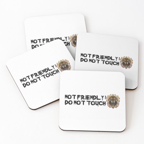 Item preview, Not Friendly Do Not Touch - Social Distancing Angry Tiger Design Gift Idea For Halloween designed and sold by Prince - Bestseller ★★★★★.