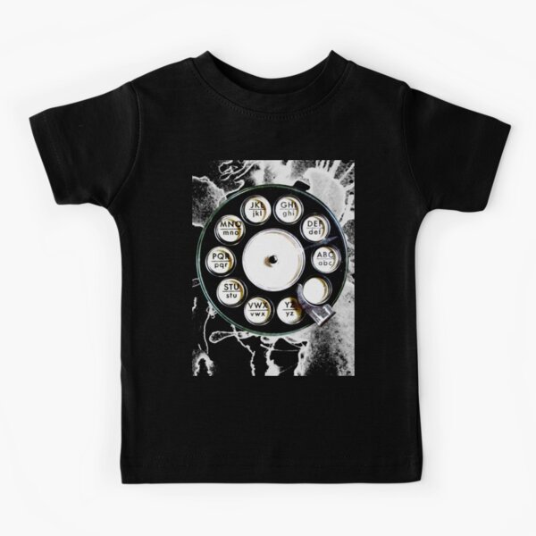 Retro Rotary Dial Phone, Vintage Phone Kids T-Shirt for Sale by suekieper