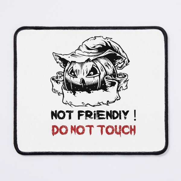 Item preview, Friendly Do Not Touch - Social Distancing Scary Pumpkin Design Gift Idea For Halloween designed and sold by Prince - Bestseller ★★★★★.