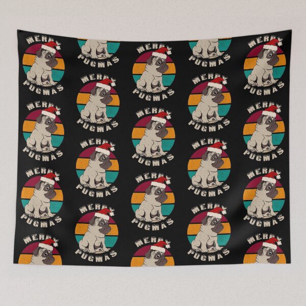 Item preview, Funny Christmas Merry Pugmas Pugging Christmas Pug Dog Lover designed and sold by TKsTees.