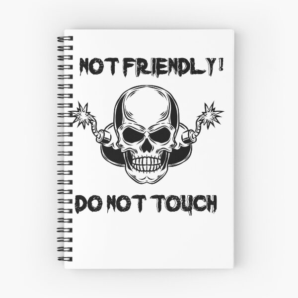 Item preview, Not Friendly Do Not Touch - Social Distancing Explosive Skull Design Gift Idea For Halloween designed and sold by Prince - Bestseller ★★★★★.