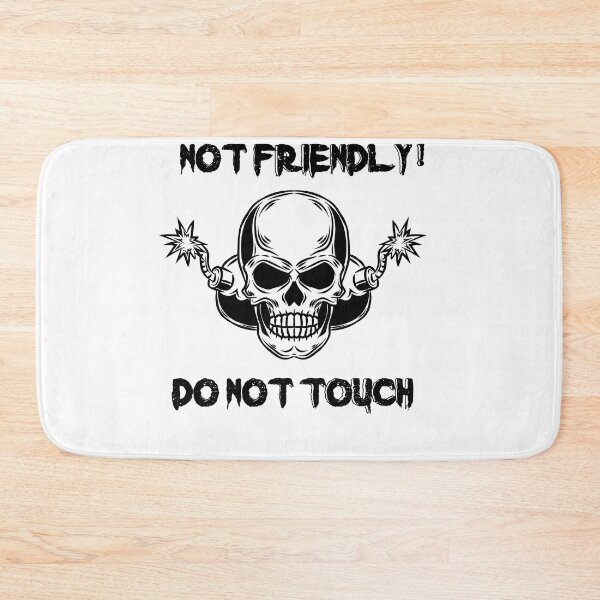 Item preview, Not Friendly Do Not Touch - Social Distancing Explosive Skull Design Gift Idea For Halloween designed and sold by Prince - Bestseller ★★★★★.