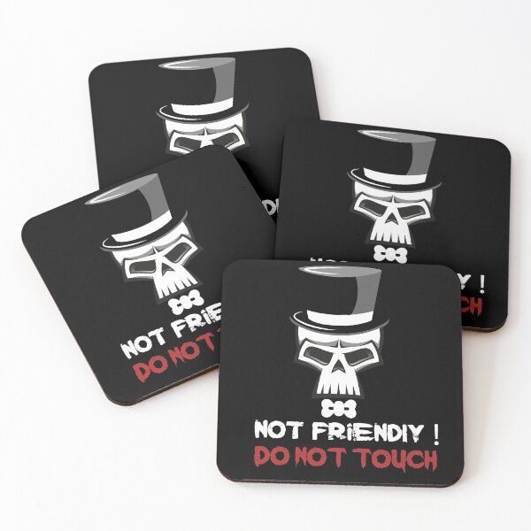 Item preview, Not Friendly Do Not Touch - Social Distancing Halloween Skull Design Gift Idea For Halloween designed and sold by Prince - Bestseller ★★★★★.