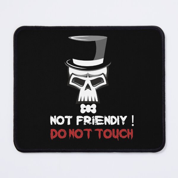 Item preview, Not Friendly Do Not Touch - Social Distancing Halloween Skull Design Gift Idea For Halloween designed and sold by Prince - Bestseller ★★★★★.